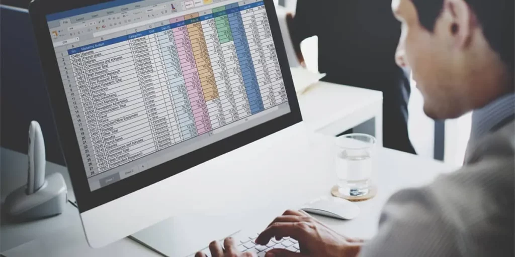 Man working on computer