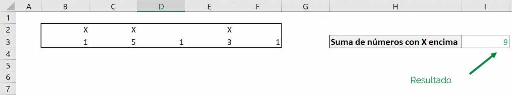 Excel add.if add if example range x above 