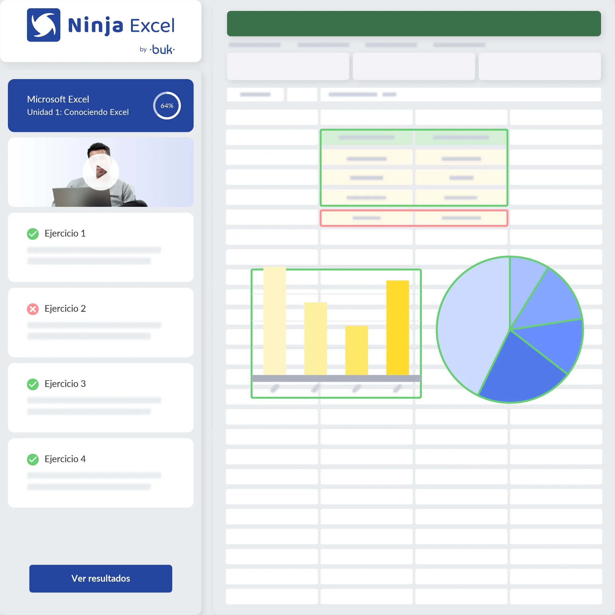 Vector app excel básico