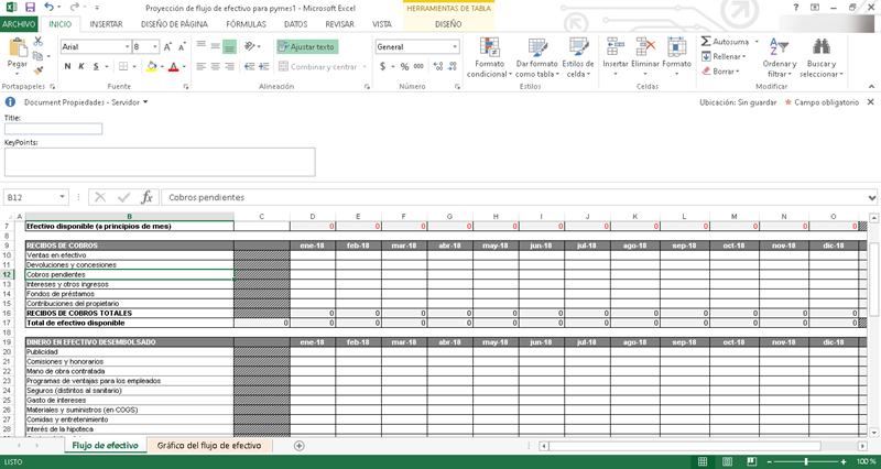 Cómo armar el flujo de caja de mi empresa en Excel?