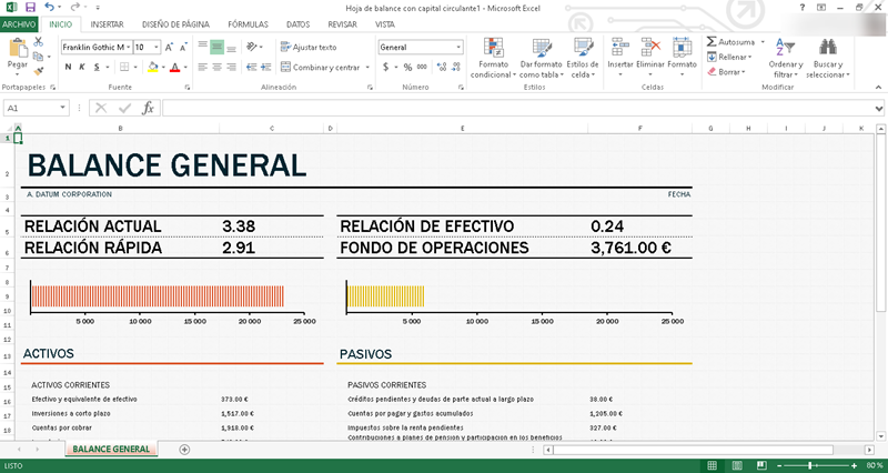 Balance General Excel para empresas: Esto debes saber