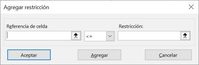 Excel excel Solver herramienta ejemplo autos ventana principal agregar restricción secundaria