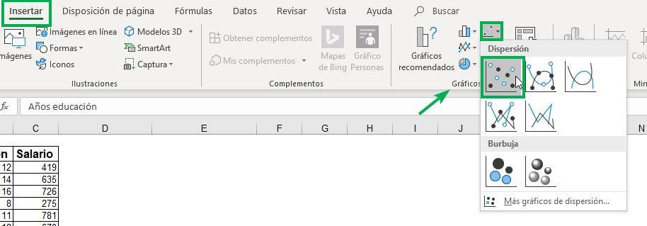 regresion lineal en excel regresion en excel analisis de regresion en excel