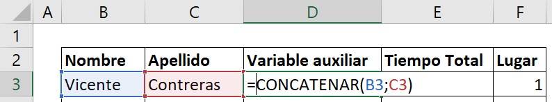 CONCATENATE function.