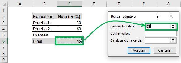 search for objective in excel find an unknown in excel