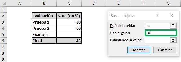 search for objective in excel find an unknown in excel