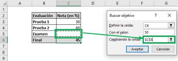 search for objective in excel find an unknown in excel