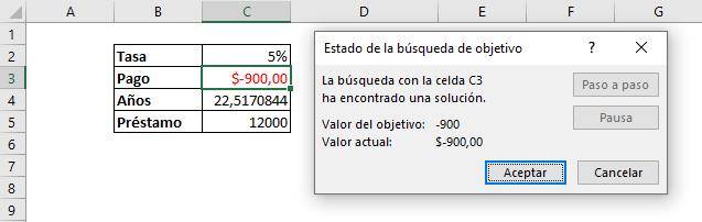 buscar objetivo en excel despejar una formula en excel encontrar una incognita en excel