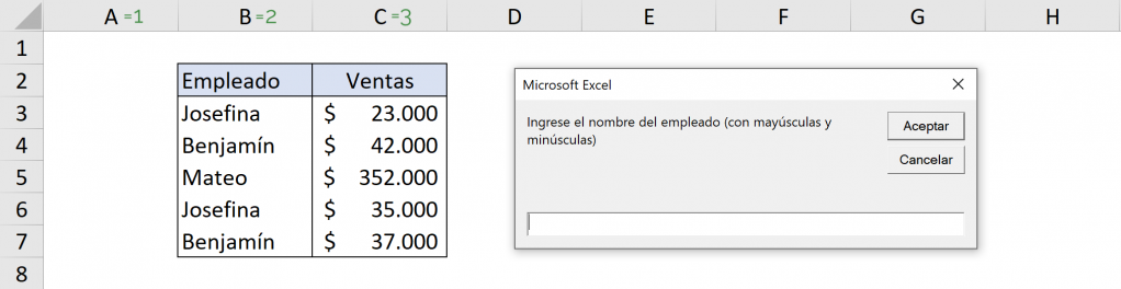 Final example applying everything - Sales Calculator: MsgBox