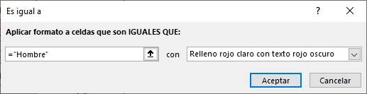 Ejemplos de formatos condicionales