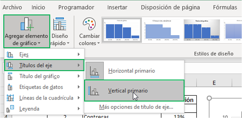 diseño de gráfico diseño de histograma en excel poligono de frecuencia en excel