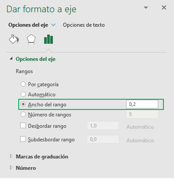 formato bins rango histograma en excel poligono de frecuencias en excel