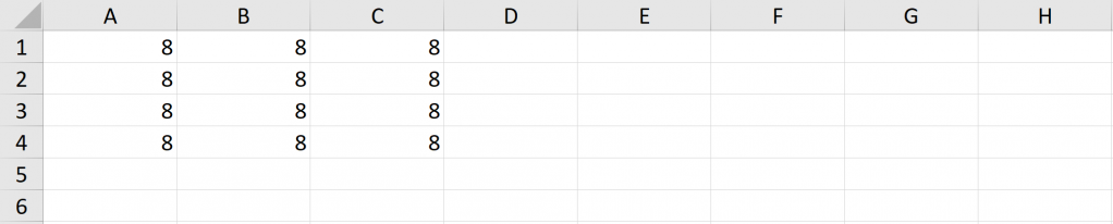 Example 4 Simple VBA Range in Excel