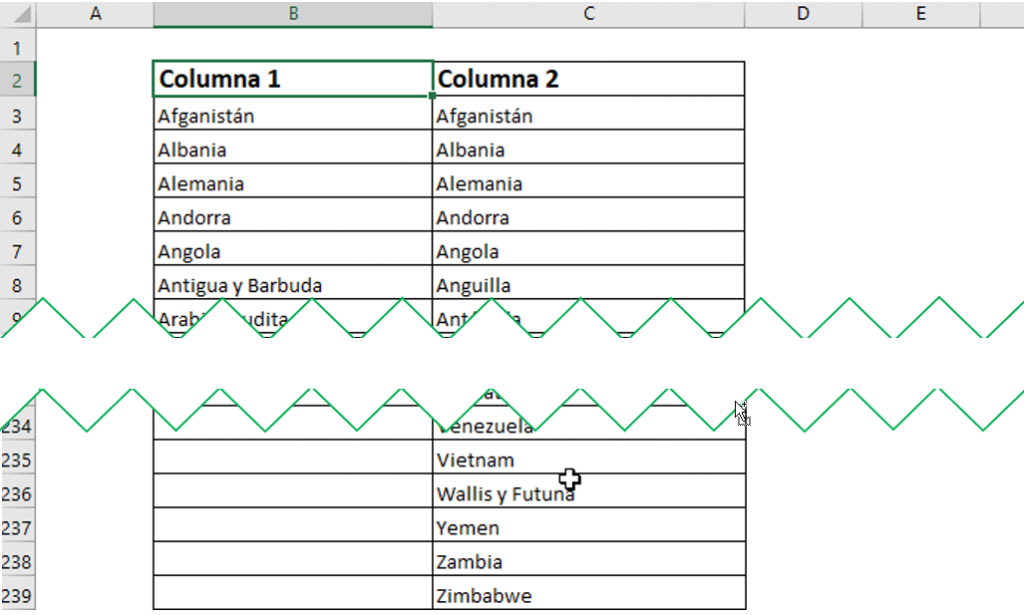 compare between two two columns in excel compare matches and differences in excel