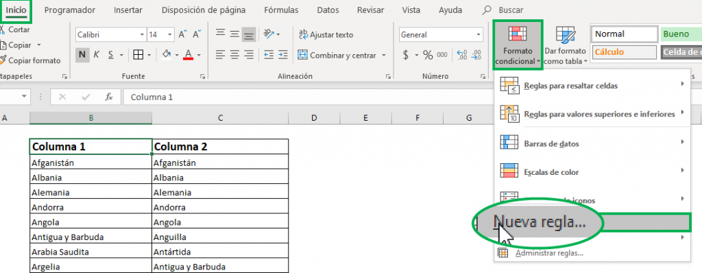 compare two columns in excel compare two cells in excel 