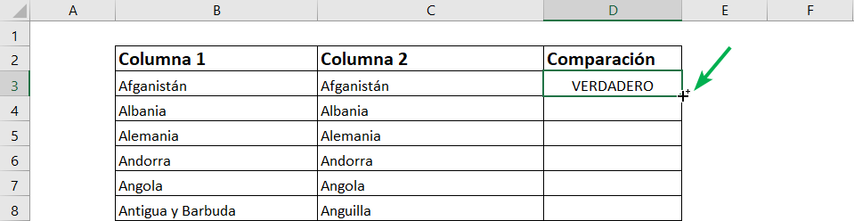 compare two columns in excel compare two cells in excel and return text 