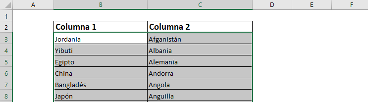 comparar dos columnas en excel encontrar duplicados en excel comparar dos celdas en excel