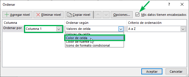 comparar dos columnas en excel ordenar datos columnas en excel comparar contenido columnas excel