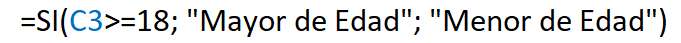 Formula that uses the Excel IF function. Show how the formula works in the given example. 