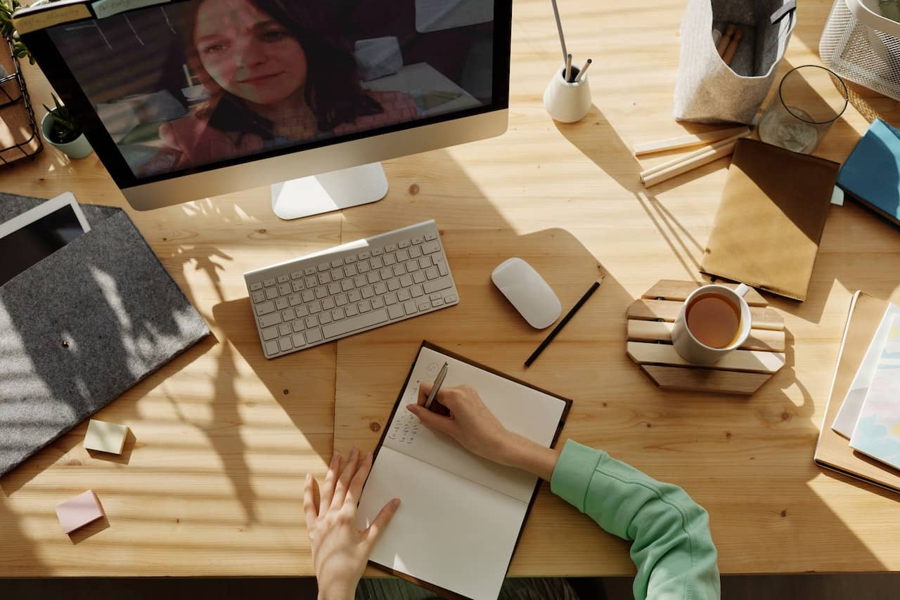 people in a meeting developing a training plan