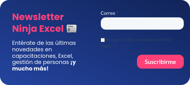 Newsletter Ninja Excel 📰  