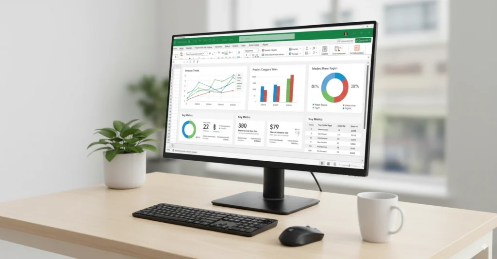 Dashboard en Excel: cómo crearlo con KPIs, ejemplos y plantilla gratis