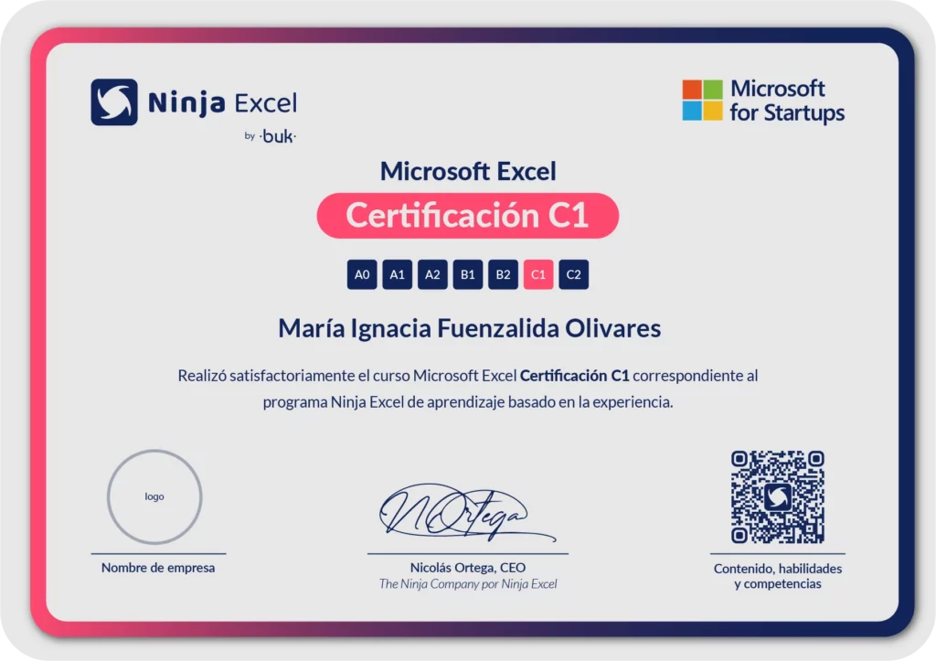 Certificacion Microsoft Excel