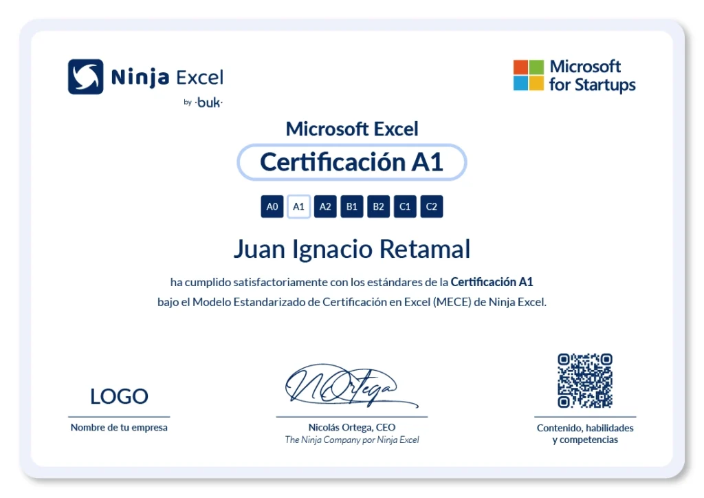 Certificación A1