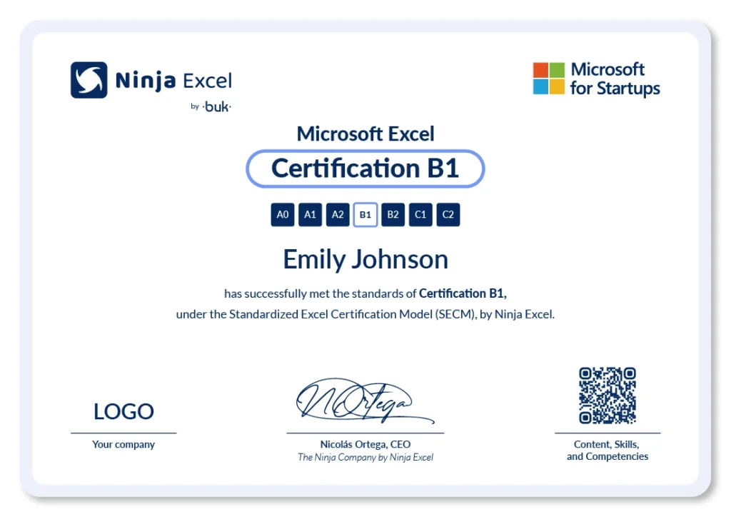 Certification B1