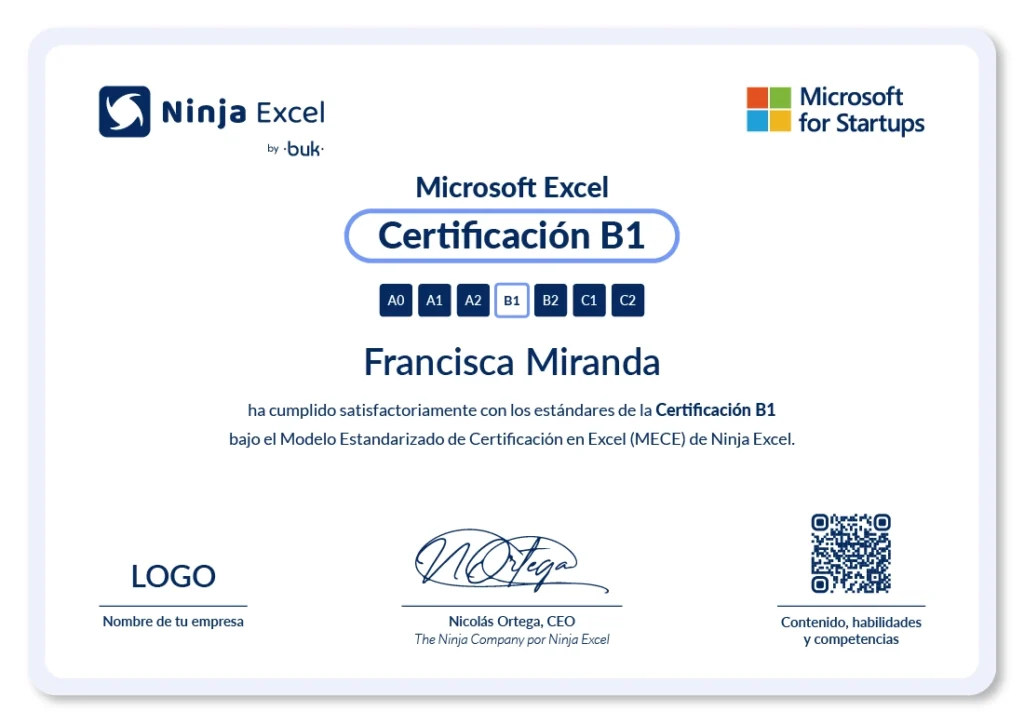 Certificación B1