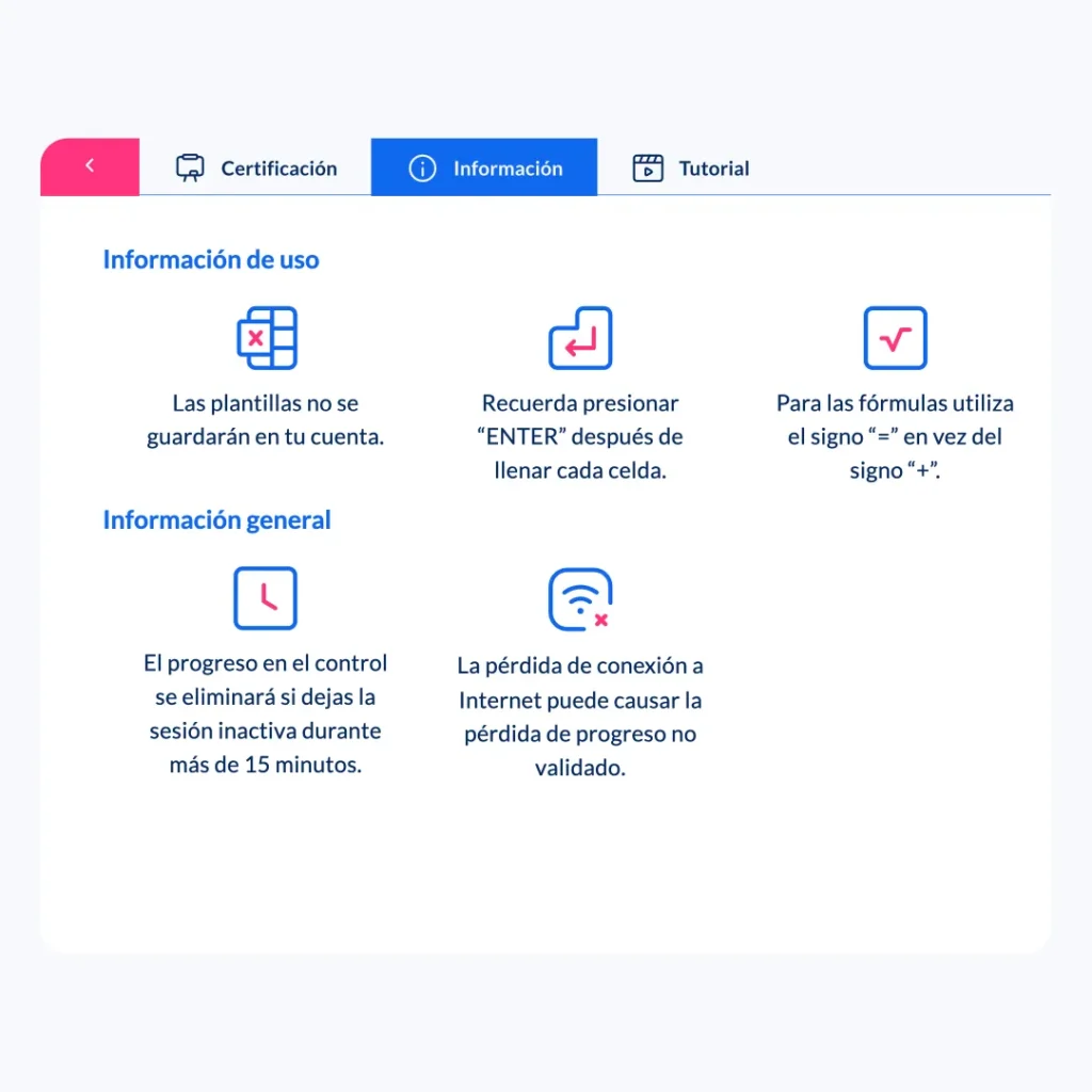 Platform cuenta con buenas prácticas y recordatorios clave