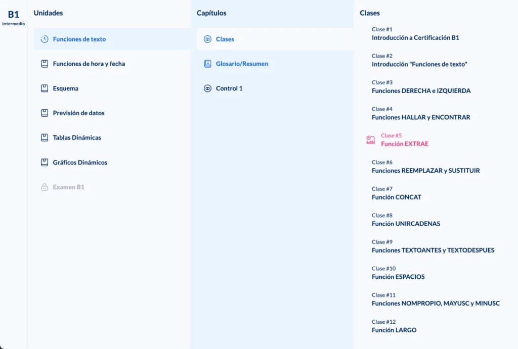 Platform tiene certificaciones organizadas