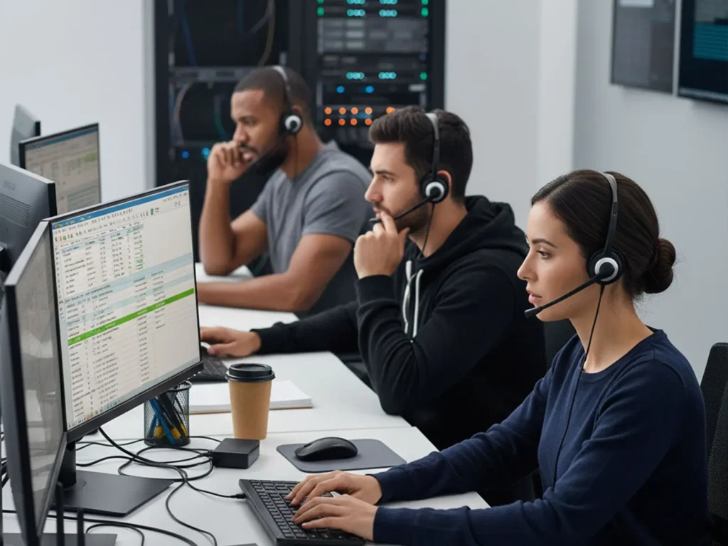 Escenario 2, uso de Excel: Soporte técnico en telecomunicaciones