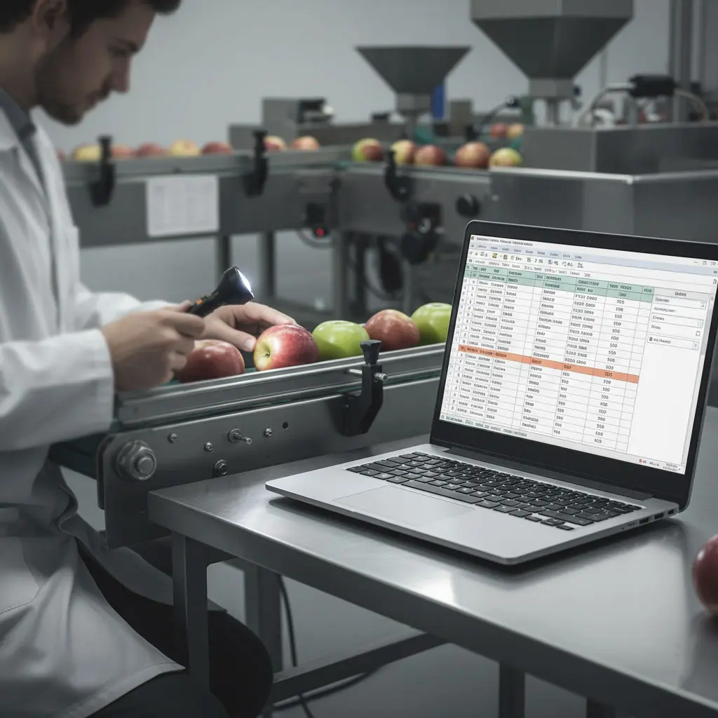 Excel certification training for inventory teams centralizing stock reports in food industry