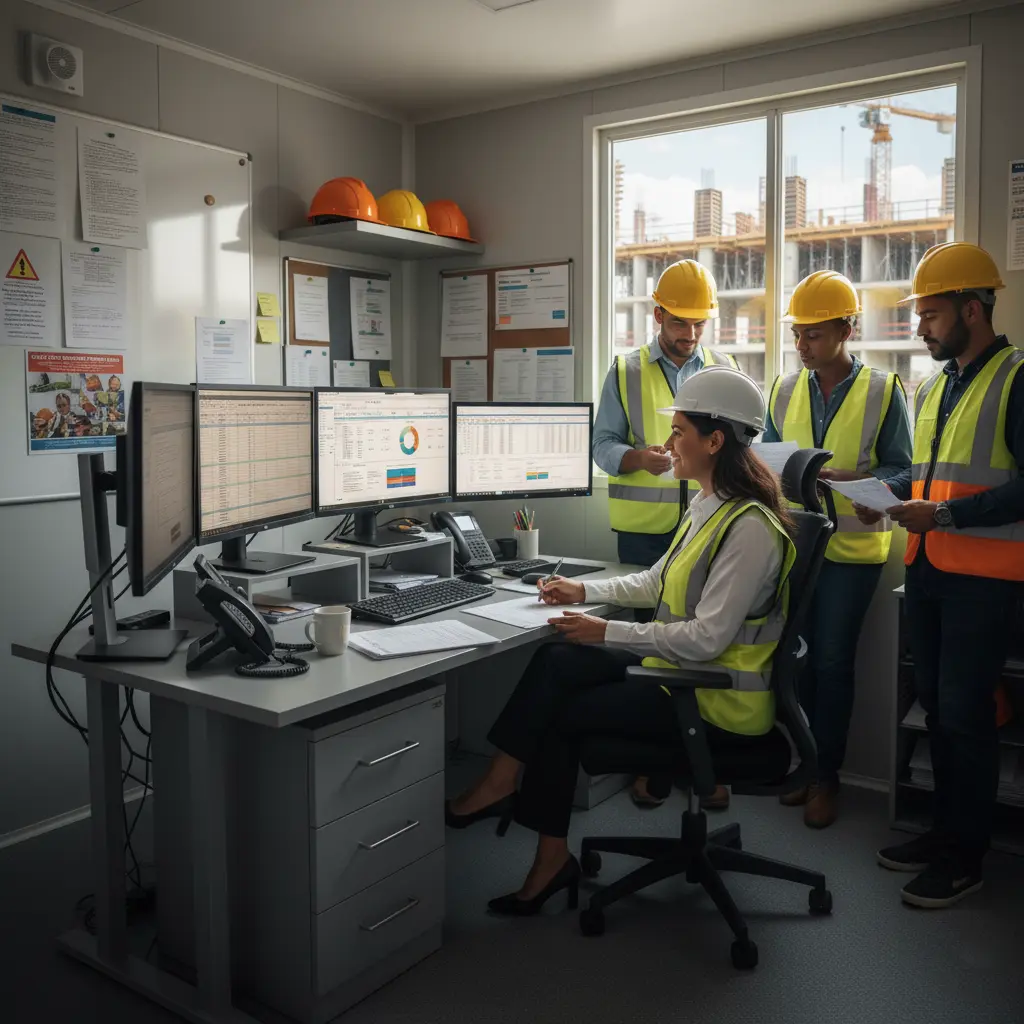 Excel training for construction industry workforce teams standardizing attendance tracking and labor hour reports