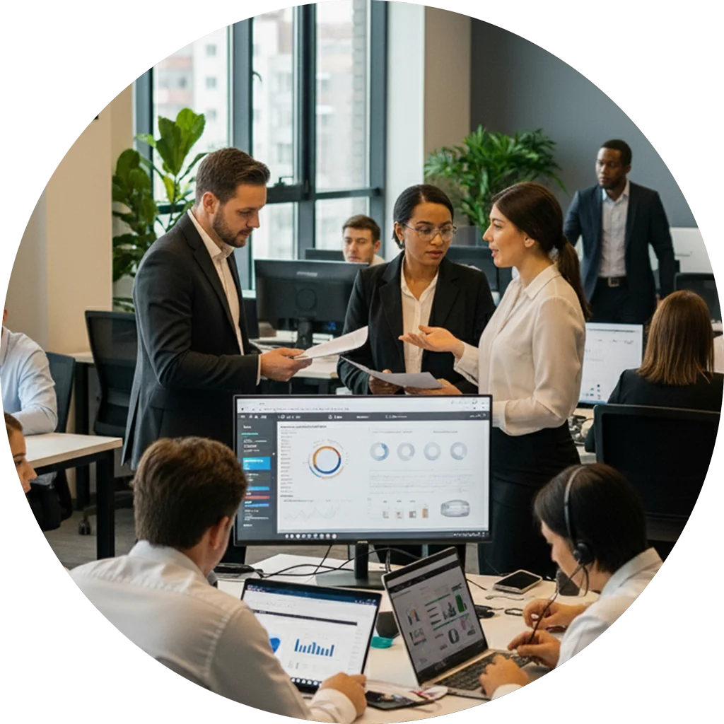 Commercial and product teams improving KPI reporting and data alignment through Excel training for tech and telecom industry