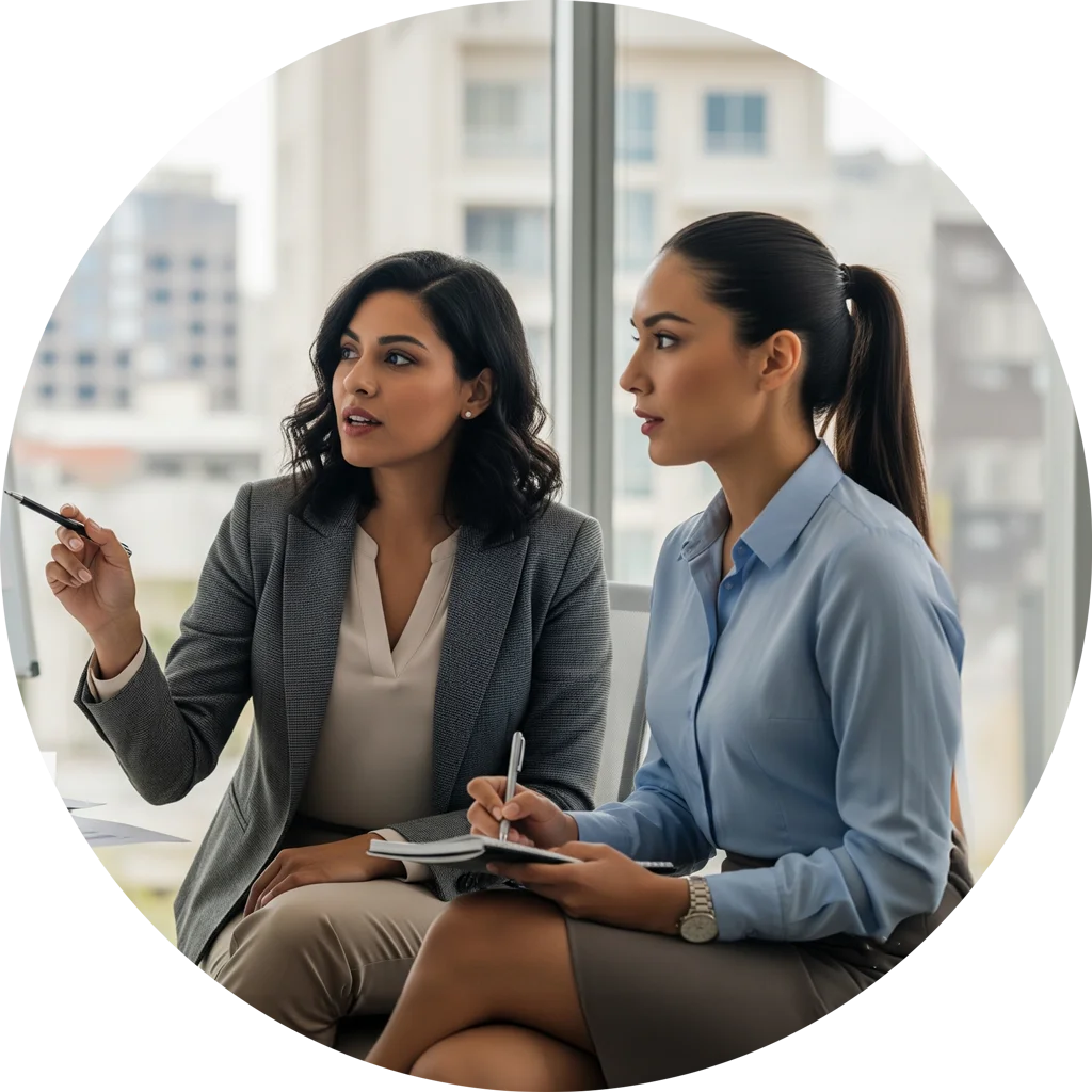 Training and development teams tracking employee progress and certification results with Excel training programs for tech and telecom industry