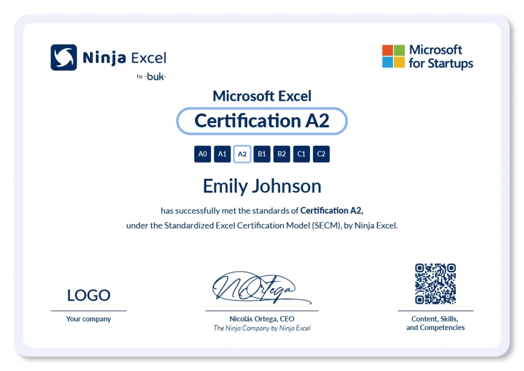 Certification A2