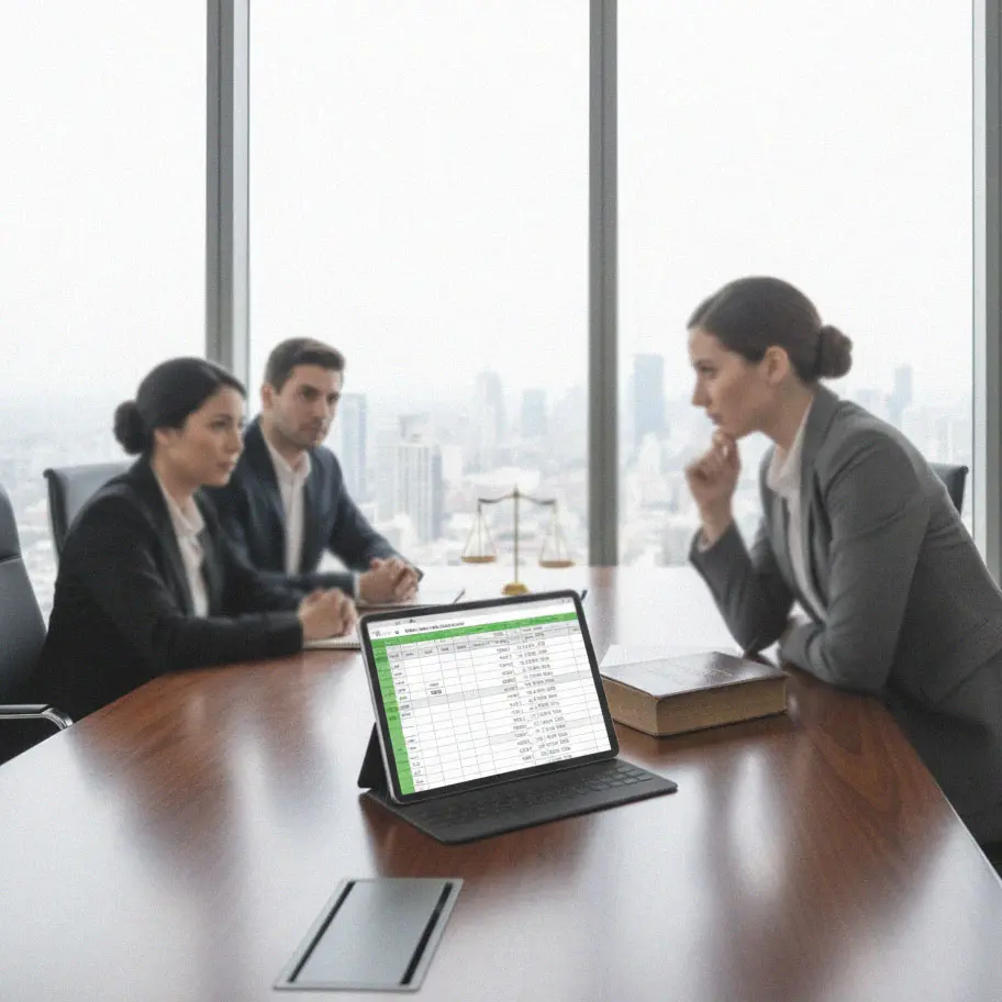 Excel para firmas legales: ordenar plazos, estados de casos y horas facturables