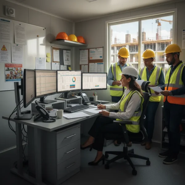 Excel training for construction workforce administration teams tracking attendance crew hours and field reports
