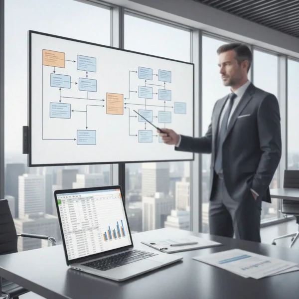 Hands-on Excel training method for professional services industry with structured certification paths and instructor support