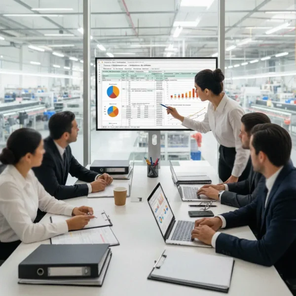 Excel training for manufacturing industry to reconcile production costs labor hours and financial operational reporting
