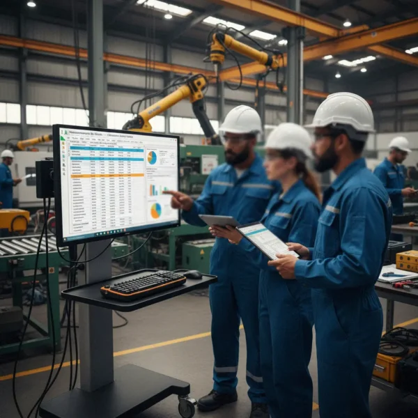 Excel training for manufacturing industry to track preventive maintenance downtime analysis and equipment performance